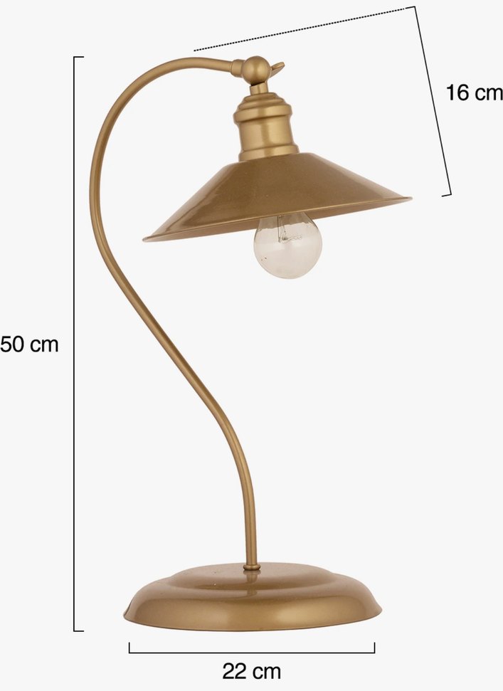 Eskitme retro tasarım Masa Lambası - Görsel 2