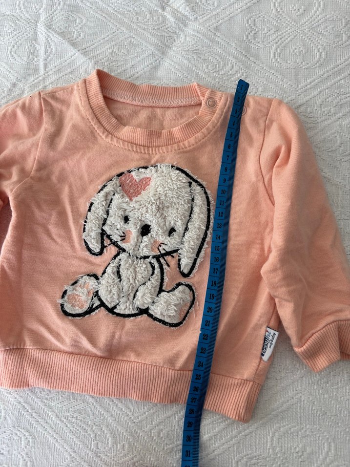 Nakışlı Pembe Kız Çocuk Sweatshirt - Görsel 2