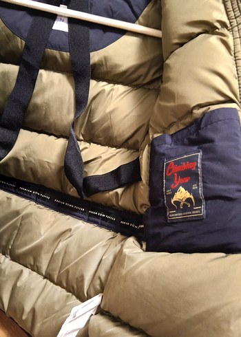 Erkek Çocuk Mavi Kürklü Kapüşonlu Mont - Görsel 6