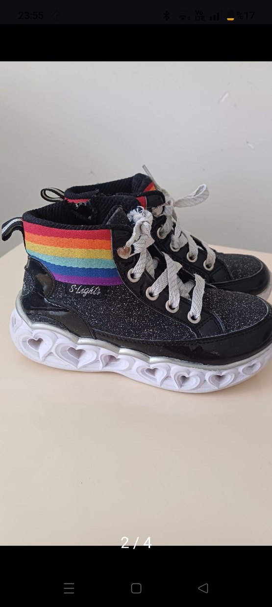 skechers kız çocuk ayakkabı - Görsel 2