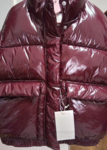 Zara kız çocuk şişme mont - Görsel 8