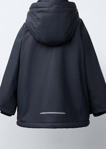 Erkek Çocuk Kürklü Kapüşonlu Lacivert Mont - Görsel 4