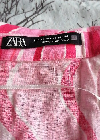 Pembe Batik Desenli Uzun Kollu - Görsel 3