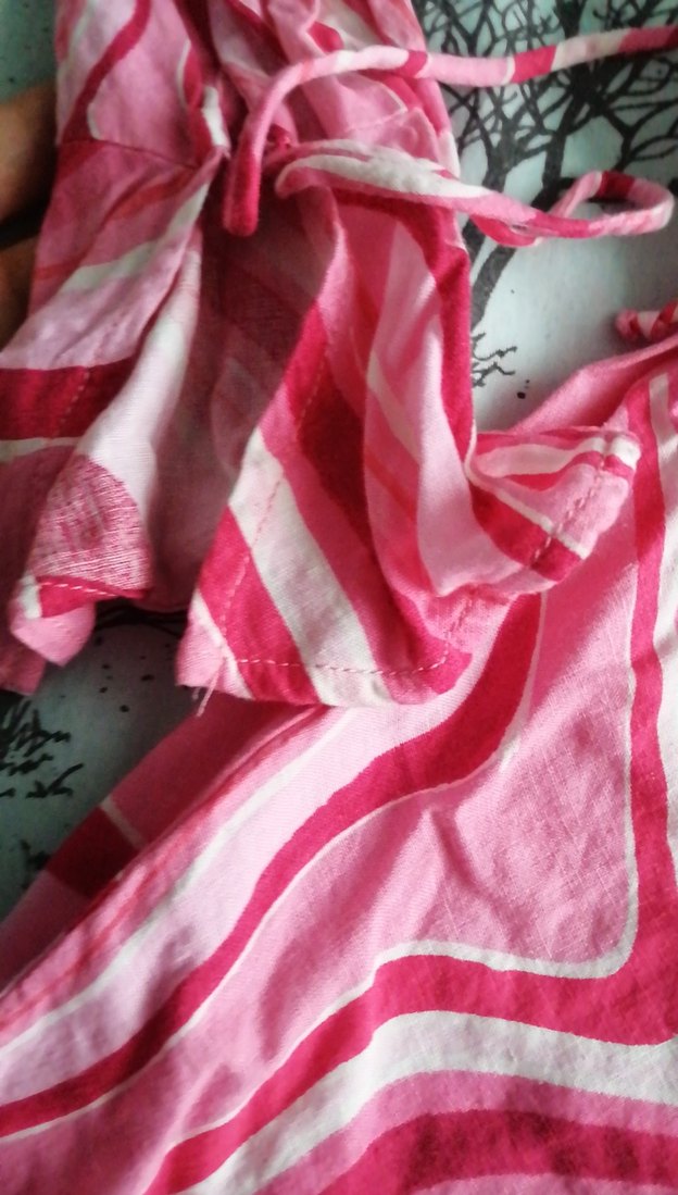 Pembe Batik Desenli Uzun Kollu - Görsel 2