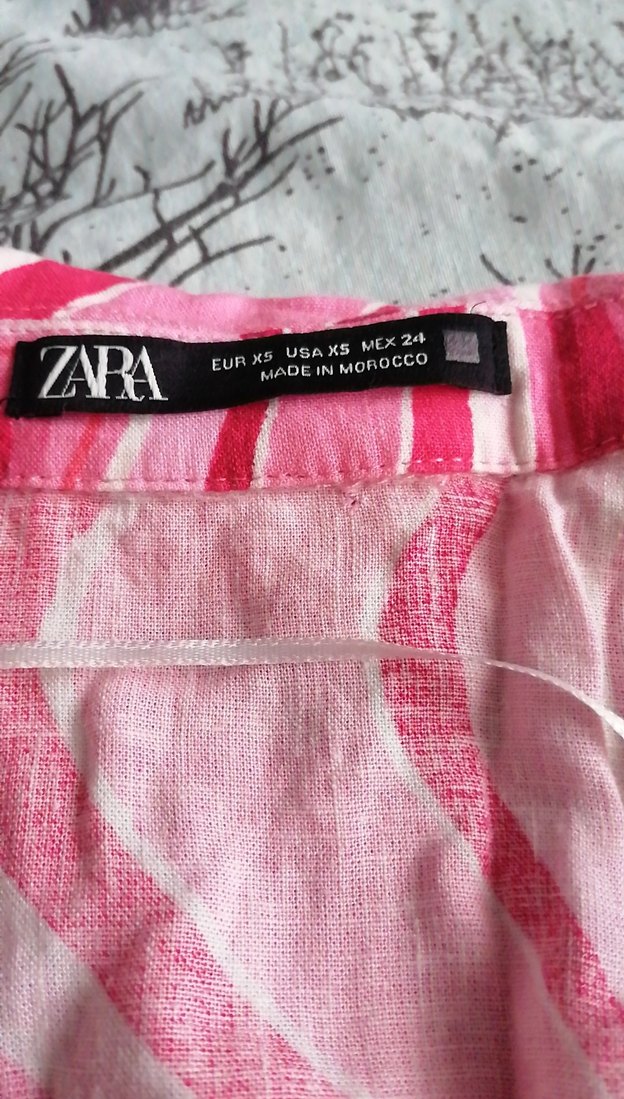 Pembe Batik Desenli Uzun Kollu - Görsel 3