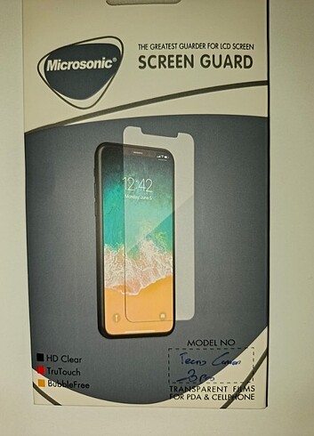 Microsonic TECNO Camon 20 Pro 5G Nano Glass Cam Ekran Koruyucu