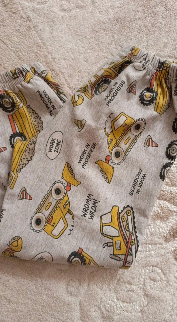 Gri Baskılı Çocuk Eşofman - Görsel 3