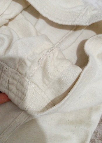 Beyaz Basic Hamile Eşofman Altı - Görsel 2