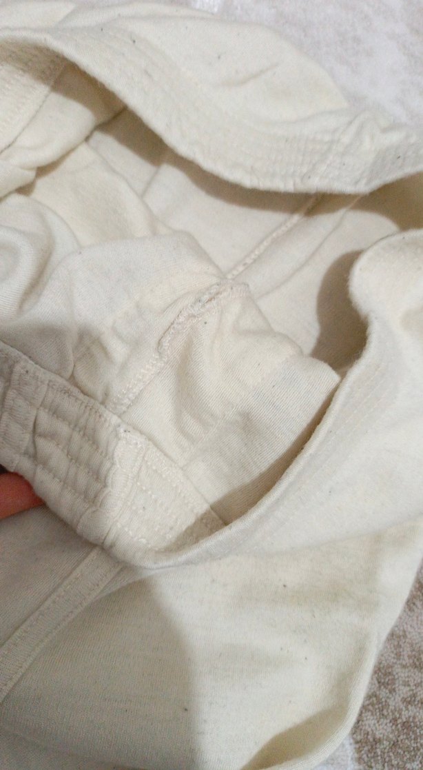 Beyaz Basic Hamile Eşofman Altı - Görsel 2