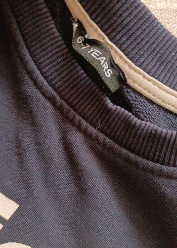 Mavi Baskılı Çocuk Sweatshirt - Görsel 2