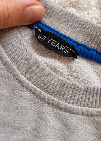 Gri Uzun Kollu Erkek çocuk Sweatshirt - Görsel 2