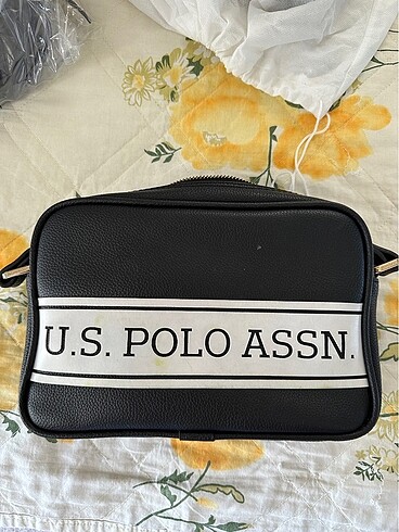 US POLO SİYAH BEYAZ ÇANTA