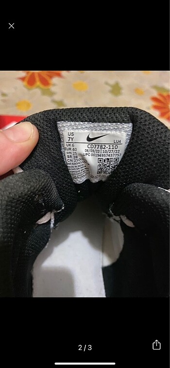 40 Beden Nike spor ayakkabı