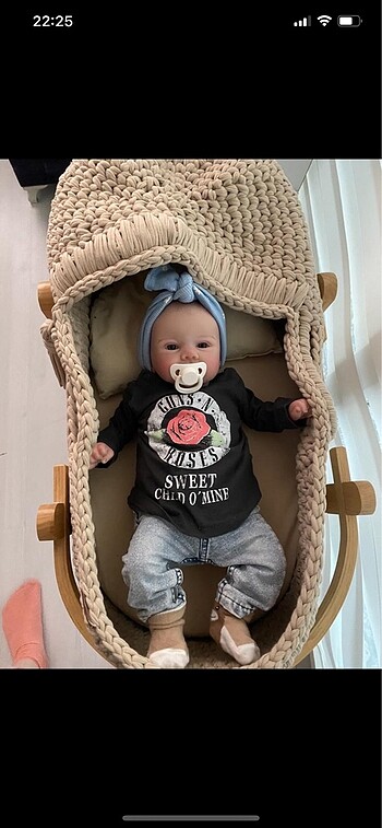 Gerçekci silikon bebek