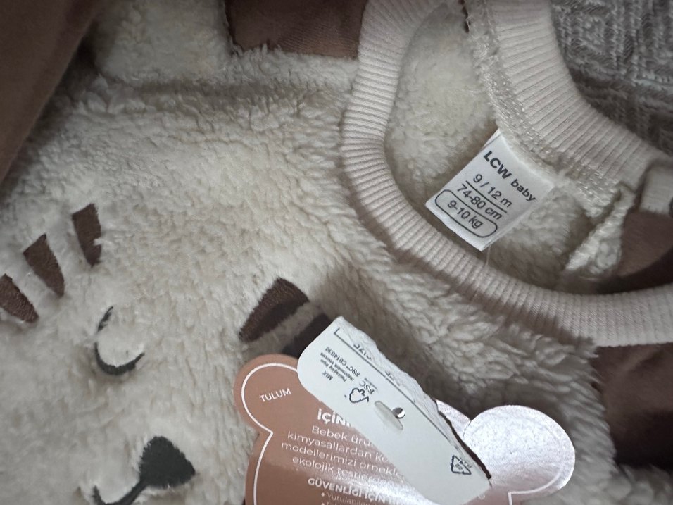 Kahverengi Kürklü Bebek Tulumu - Görsel 3