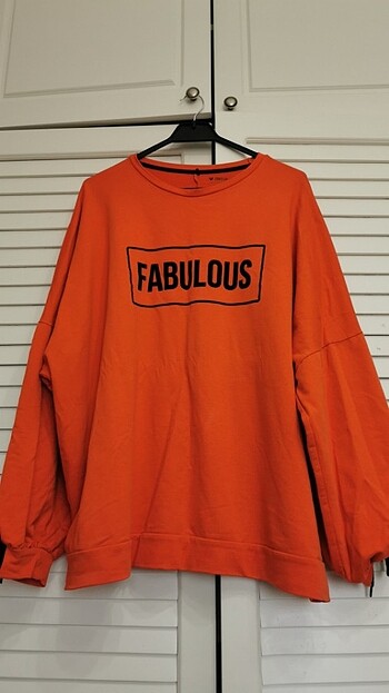 Turuncu Oversize Sweatshirt
