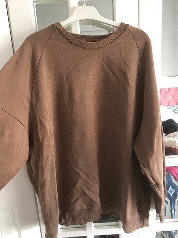 xl Beden kahverengi Renk Sweat