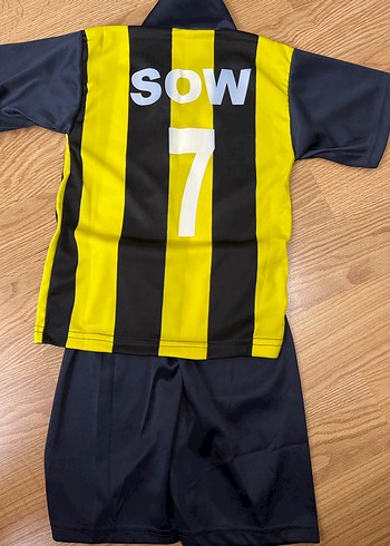 tek beden Beden Sarı Siyah Erkek Mini Spor Forması