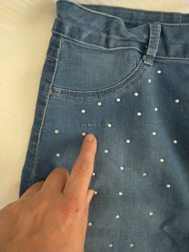 LC Waikiki 10-11 yaş taç detaylı kız çocuk kot etek - Görsel 4