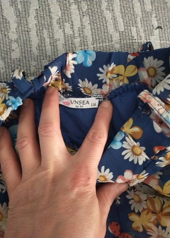 Çiçek Desenli Volanlı Mini Etek - Görsel 3