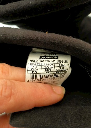 32 numara Decathlon çocuk kar botu - Görsel 7