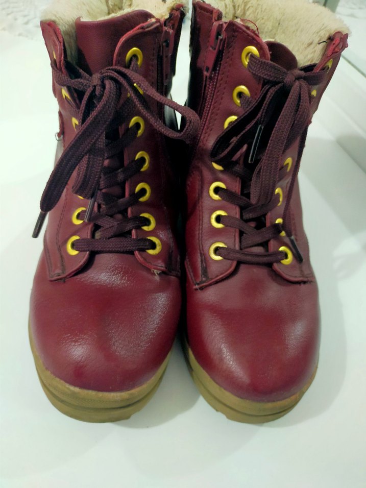 37 numara kadın bordo bot - Görsel 4