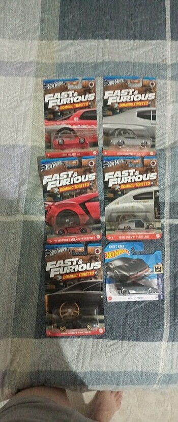 Hot wheels ff uzun kart 5 li set +knight rider