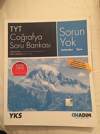 on adım yayıncılık tyt coğrafya soru bankası