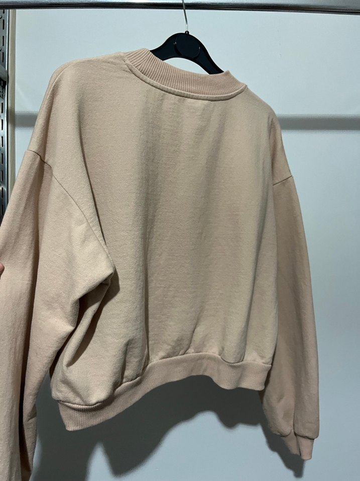 Bej Kadın Sweatshirt - Görsel 2