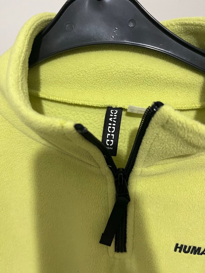 Fıstık Yeşili Fermuarlı Kadın Sweatshirt - Görsel 2