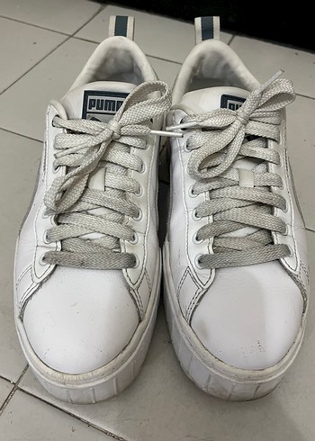 Puma Beyaz Platform Spor Ayakkabı - Görsel 2