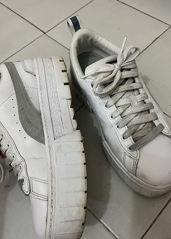 Puma Beyaz Platform Spor Ayakkabı - Görsel 4