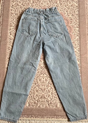 Açık Mavi Kadın Baggy Jean - Görsel 2