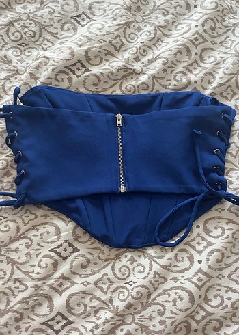 Mavi Straplez Kadın Bustiyer - Görsel 2