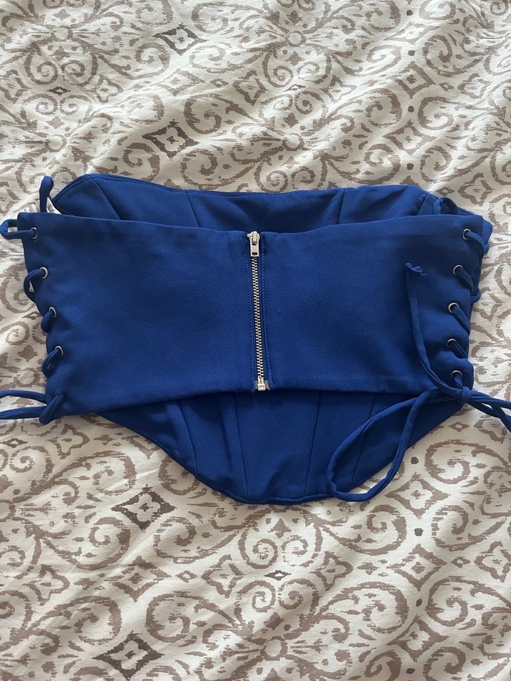 Mavi Straplez Kadın Bustiyer - Görsel 2