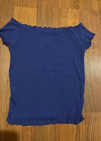 Mor Kısa Kollu Bluz - Görsel 2