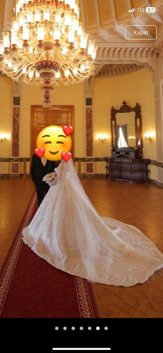 Full taşlı boncuklu Prenses Gelinlik - Görsel 4