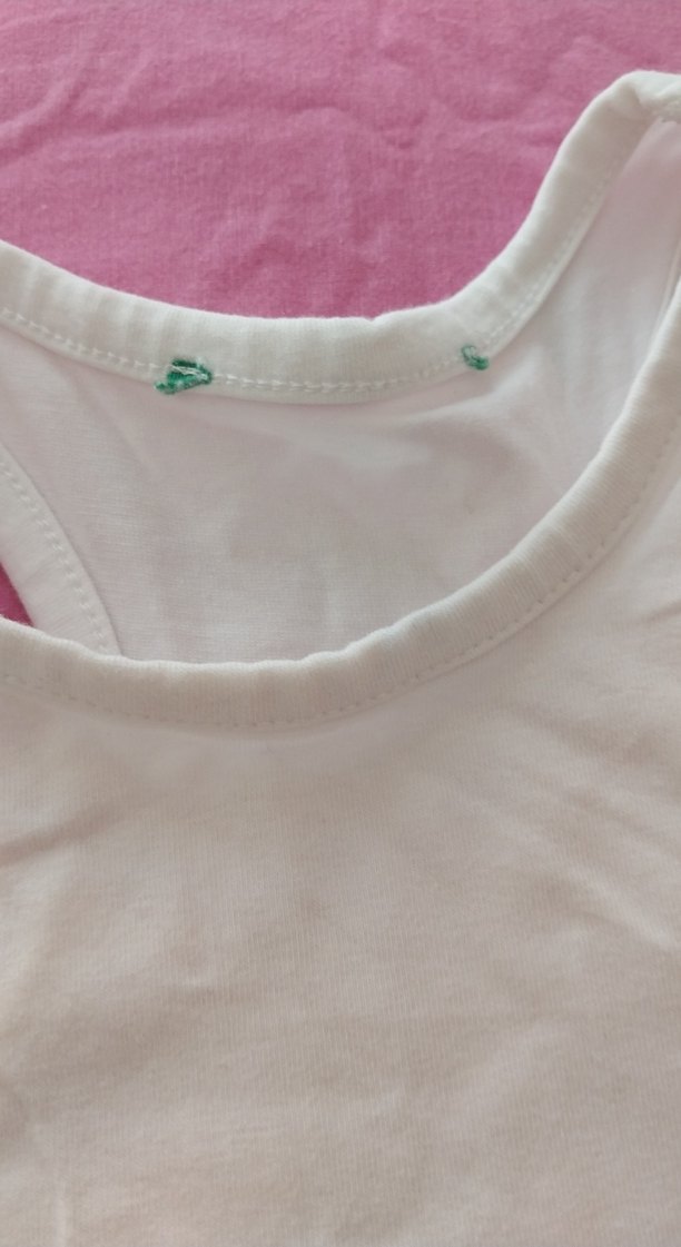 Beyaz Çocuk Atlet tisort - Görsel 2