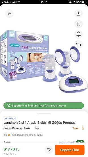 İki başlıklı süt sağma makinası
