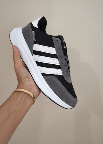 43 Beden gri Renk Adidas Marathon Gri Siyah Erkek Spor Ayakkabı
