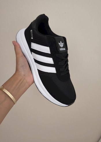 Adidas Adidas Marathon Siyah Beyaz Erkek Spor Ayakkabı