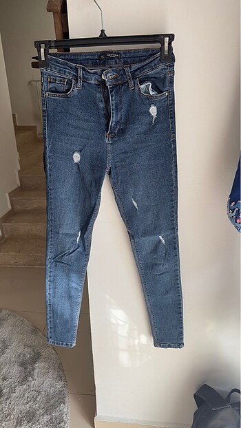 Skinny fit jean pantolon