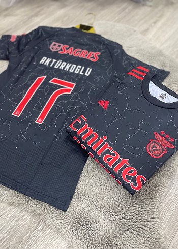 Erkek Koyu Gri Baskılı Kısa Kollu Spor Forması - Görsel 2