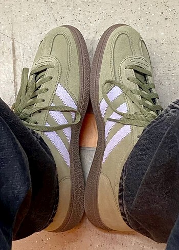 Adidas Kadın Haki Süet Spor Ayakkabı Adidas Spezial