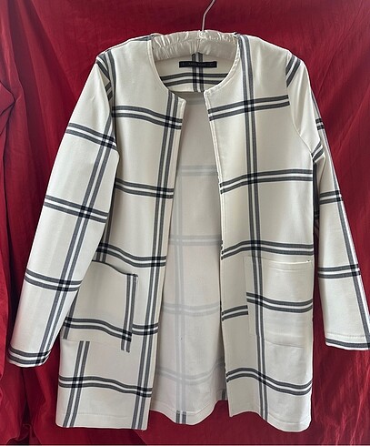 Diğer Beyaz yakasız blazer ceket