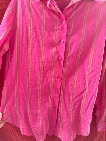 36 Beden İpekyol Pembe 36 Beden Gömlek