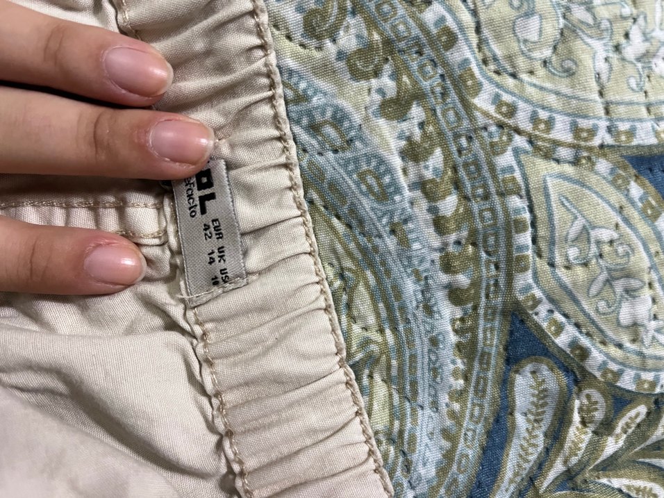 Bej Düğmeli Kargo Şort - Görsel 2