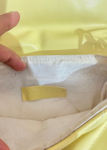 Beden Gold Detaylı Sarı Deri Kadın Çanta