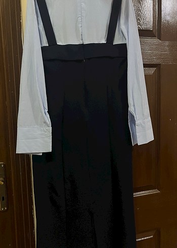 Kadın Lacivert midi elbise - Görsel 6