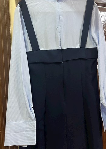 Kadın Lacivert midi elbise - Görsel 8